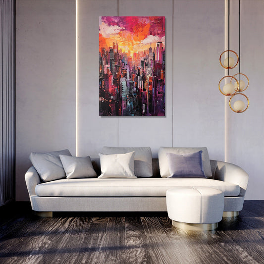 Urban Kaleidoscope Canvas