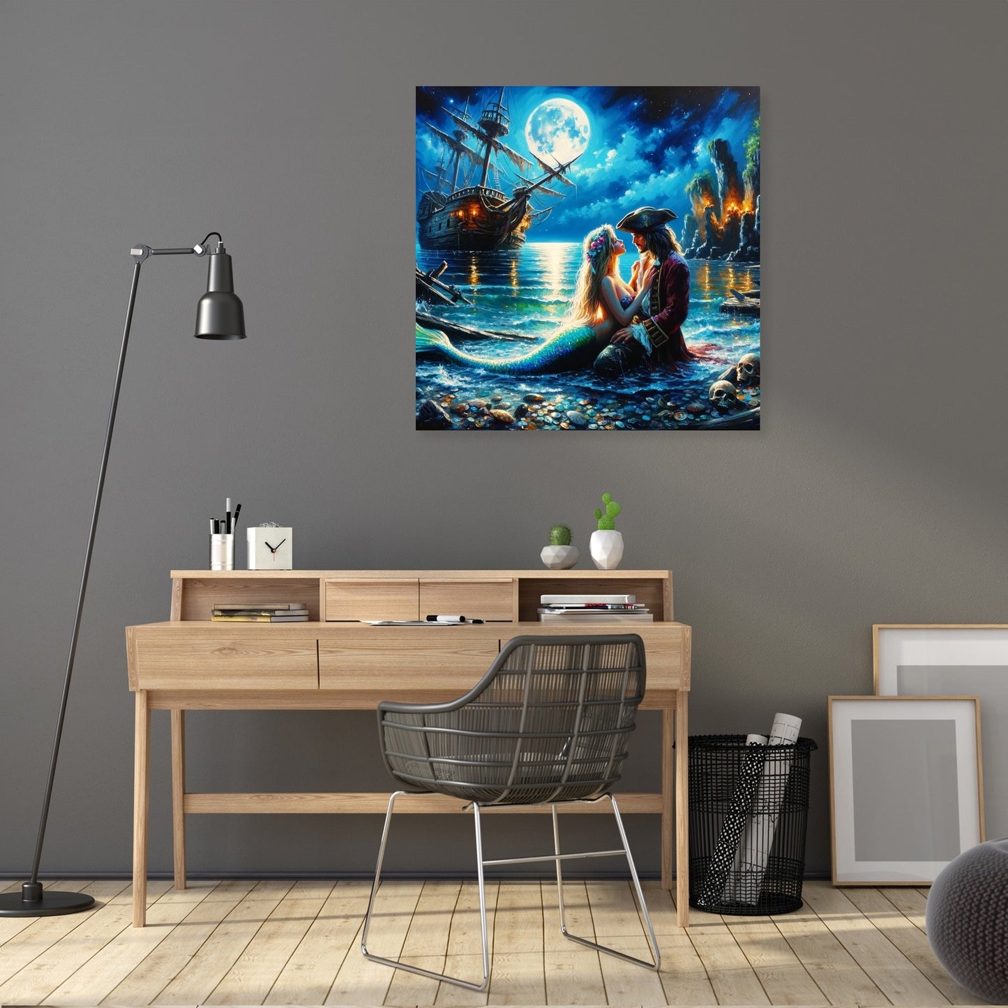 Moonlit Cove Rendezvous Canvas
