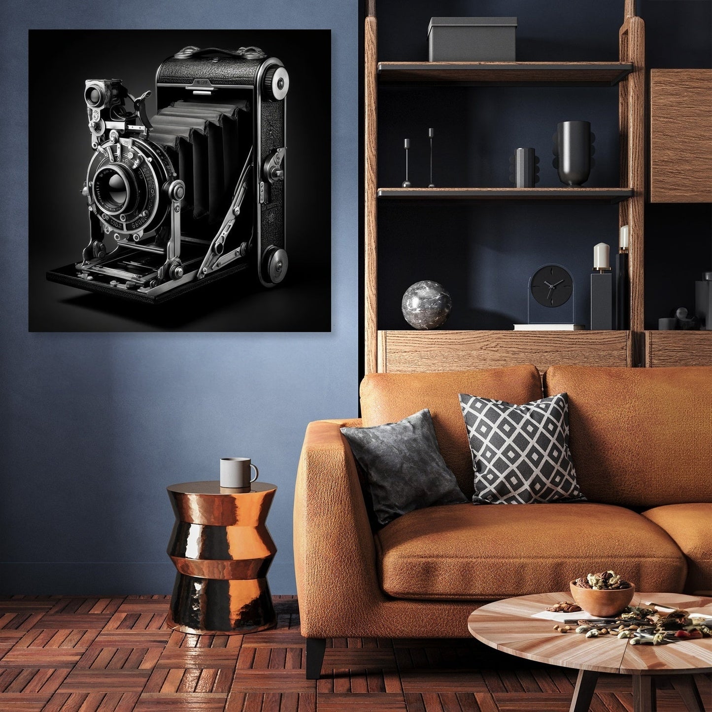 Antique Camera Elegance Canvas