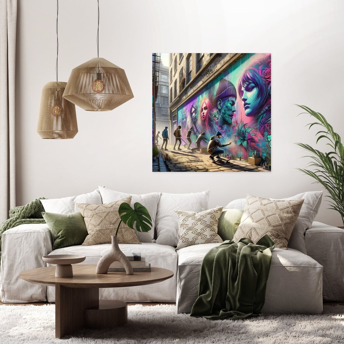Alleyway Artistry Canvas