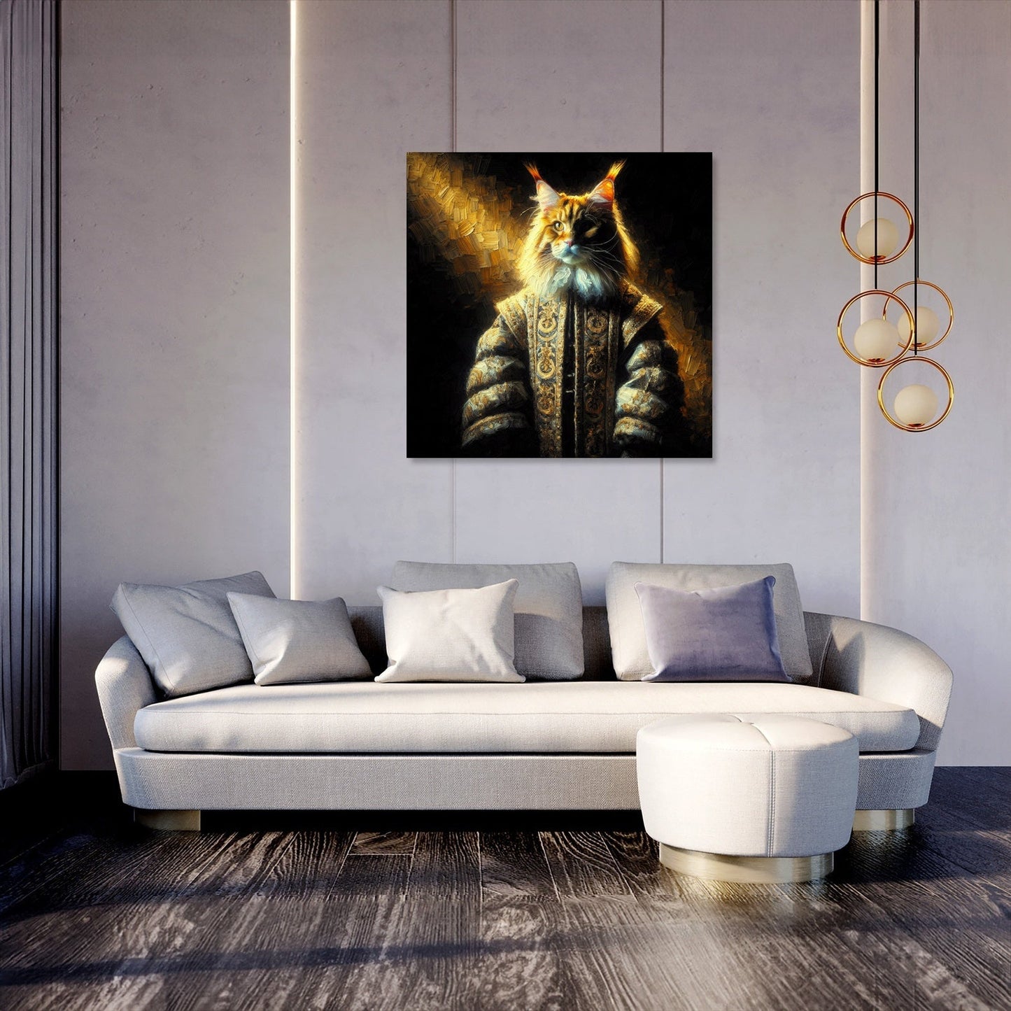 Regal Coon Aristocrat Canvas