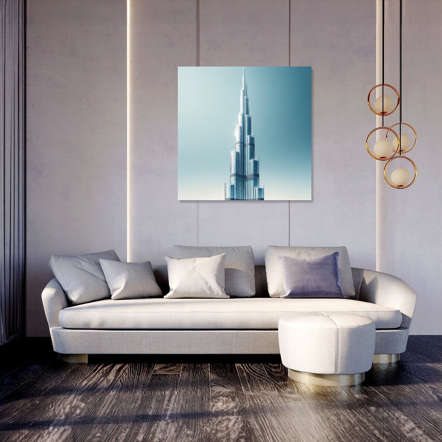 Modernist Majesty Canvas