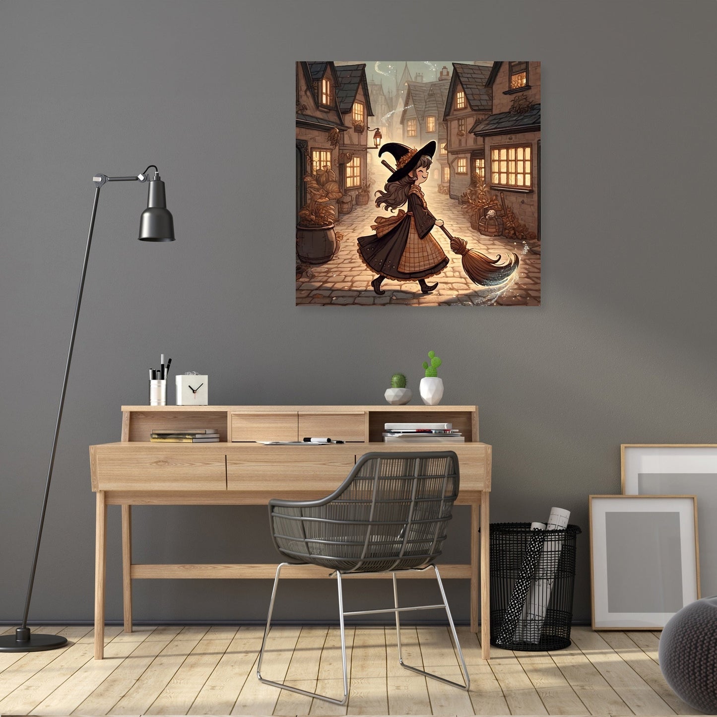 Whimsical Witch Canvas