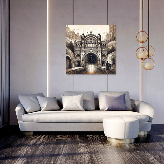 Historic Liverpool Tunnels Expanded Canvas