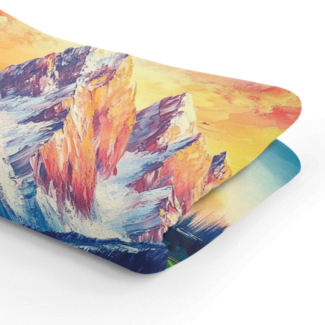 Alpine Sunset Blanket
