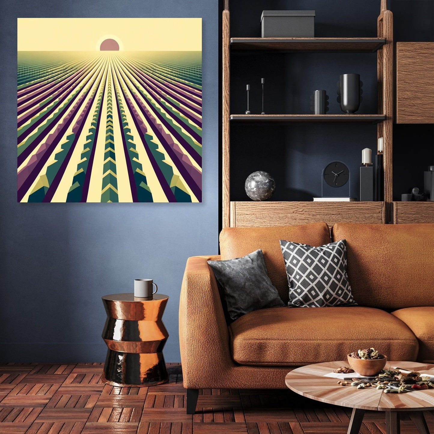 Harvest Geometry Canvas