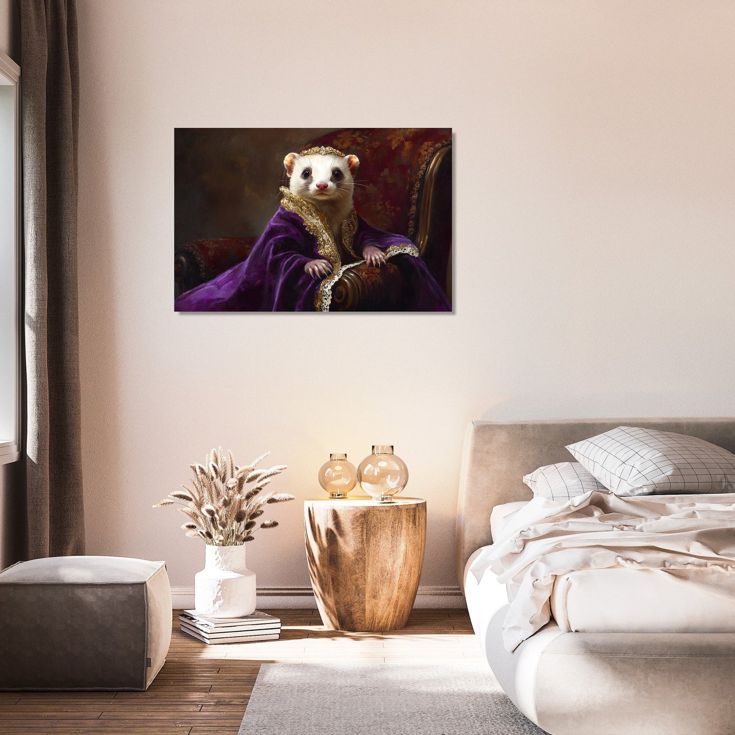 Regal Ferret Canvas
