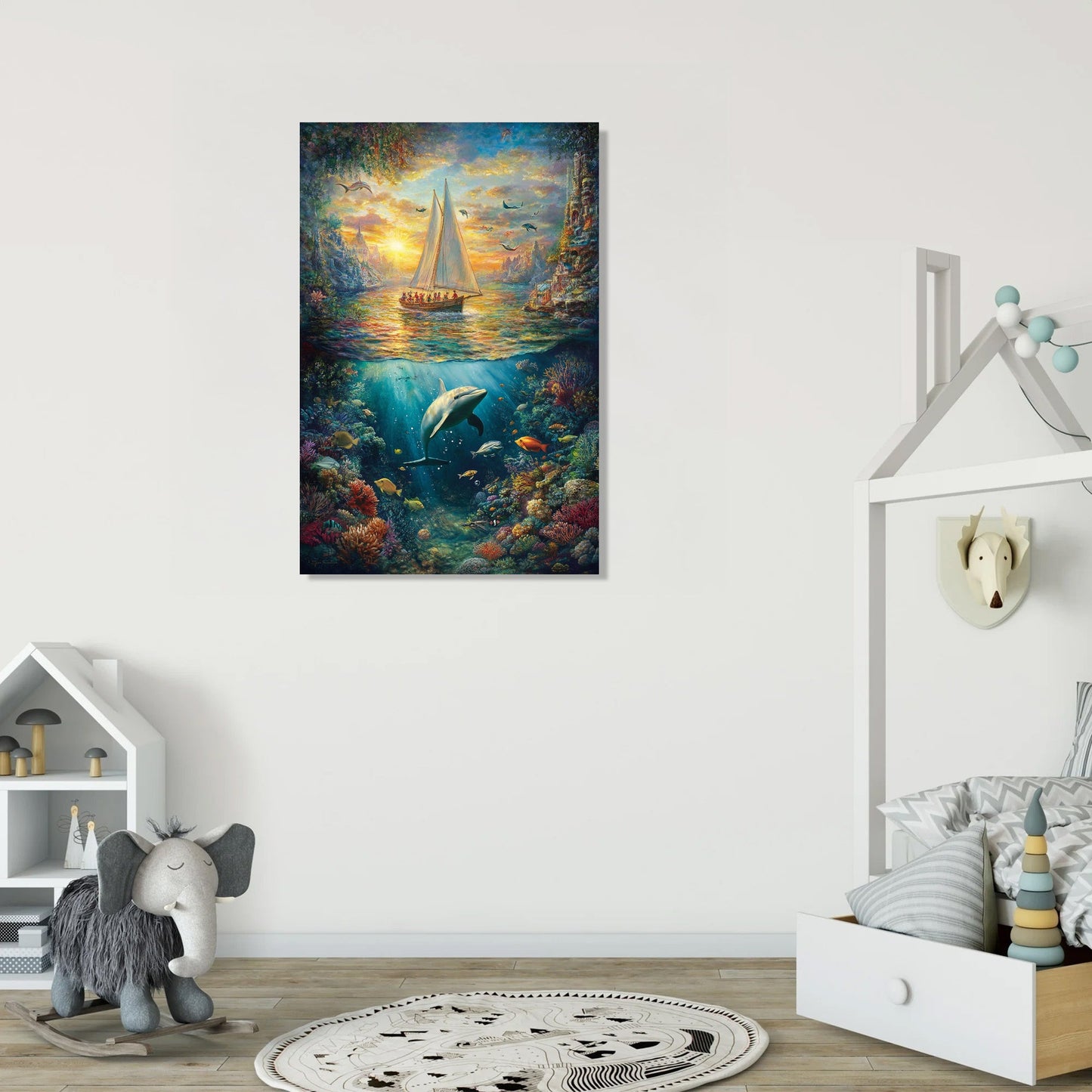 Oceanic Wonders Canvas