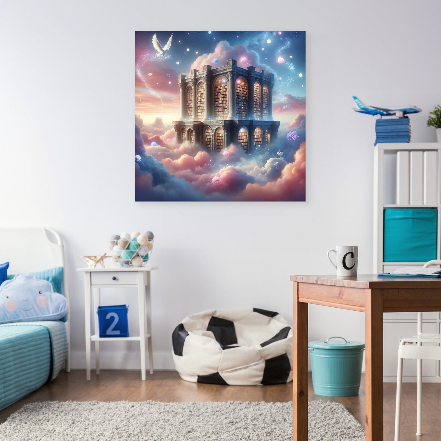 Celestial Library Canvas