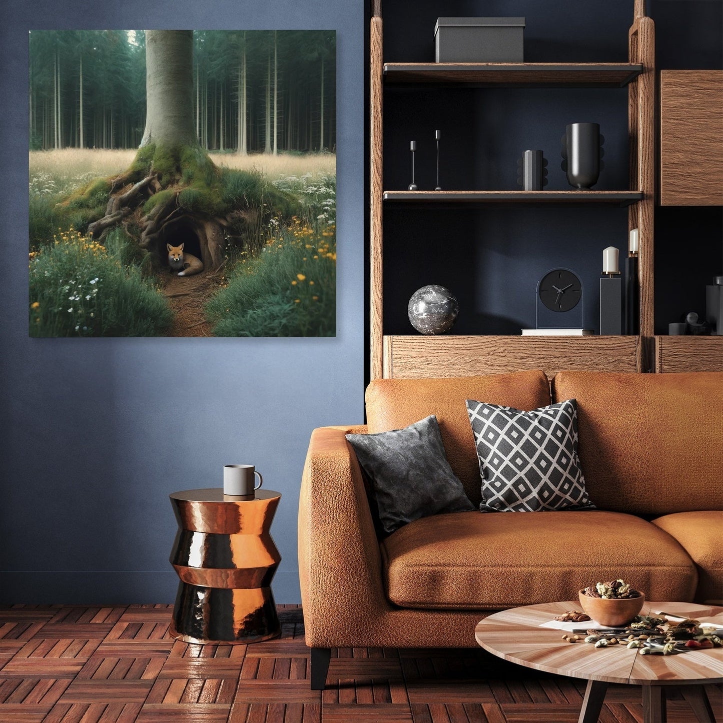 Hidden Fox Den Canvas