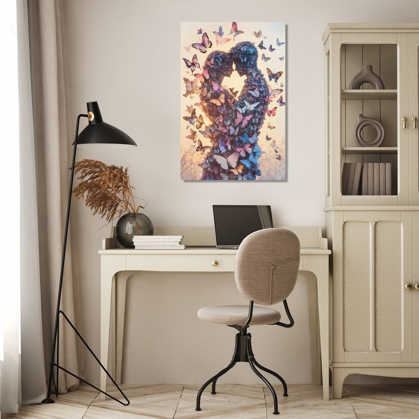 Embrace of Winged Lovers Canvas