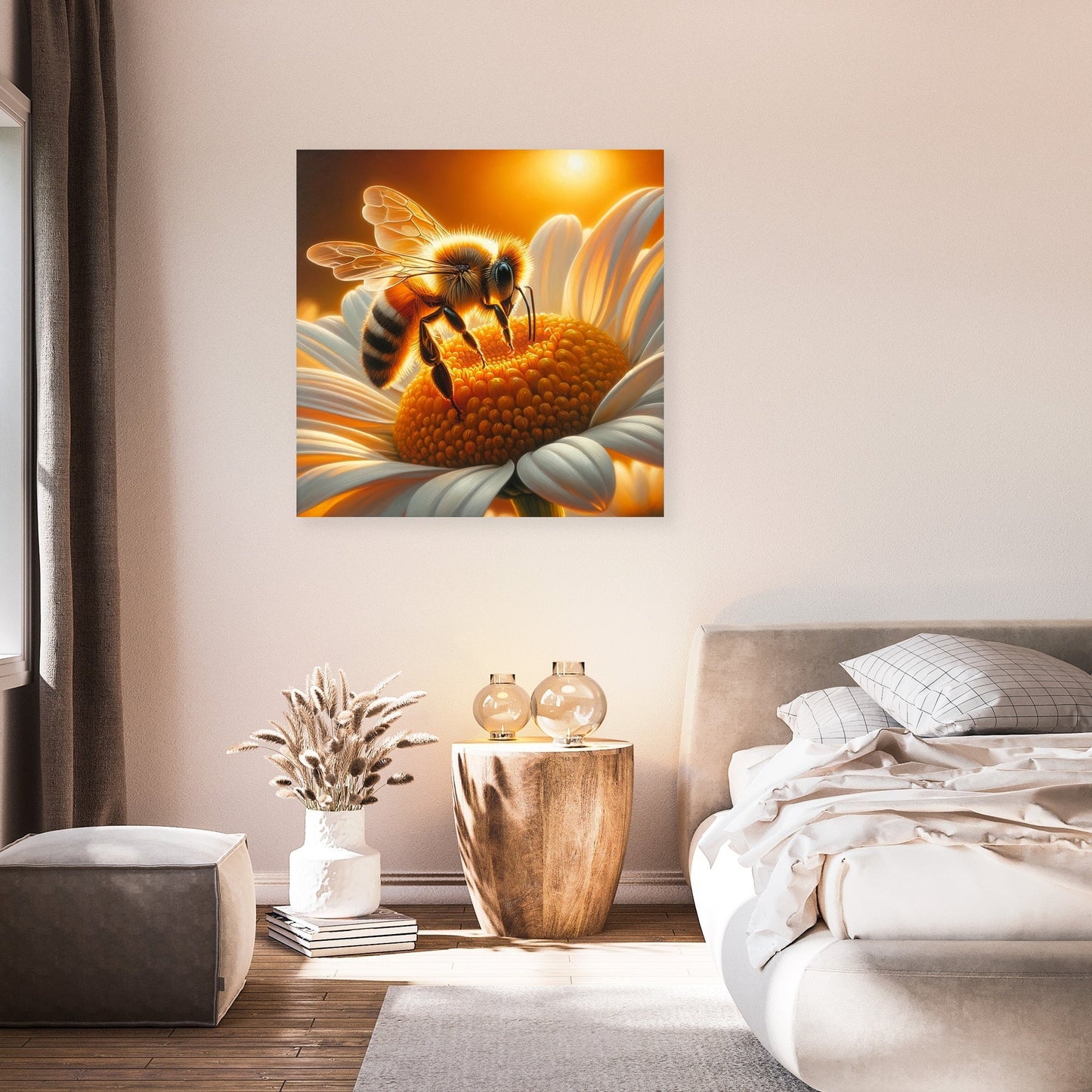 Gentle Guardian Bee Canvas