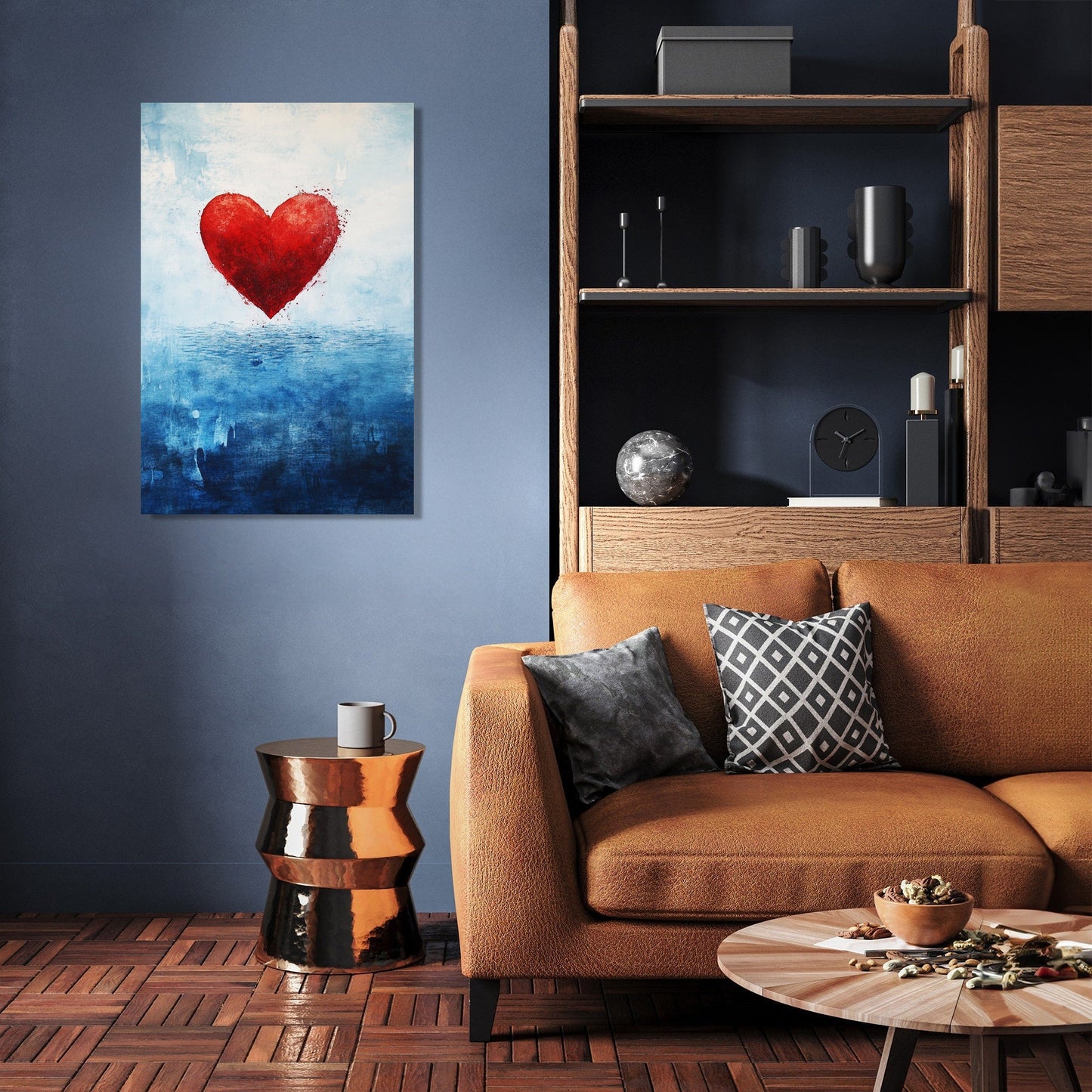 Crimson Heart at Ocean Canvas