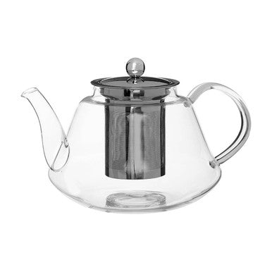 High Borosilicate Curved 1200Ml Teapot