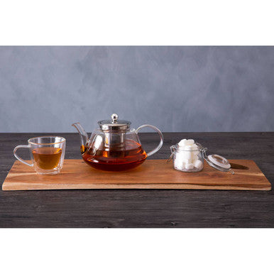 High Borosilicate Curved 1200Ml Teapot