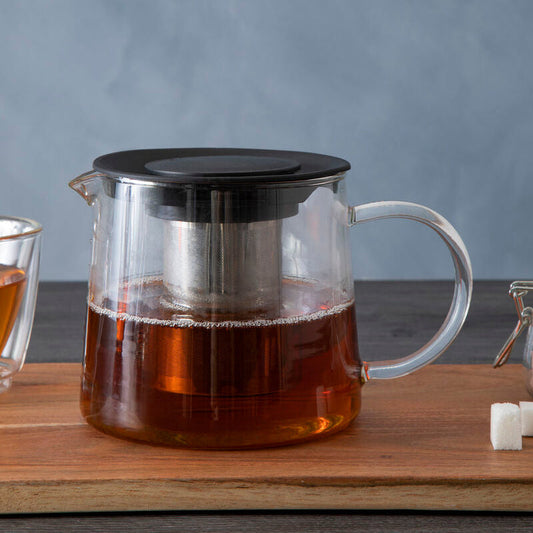 Fuso 1000ml Borosilicate Glass Teapot