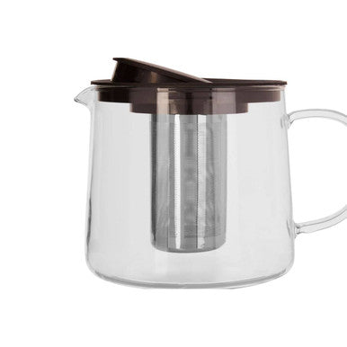 Fuso 1200ml Borosilicate Glass Teapot