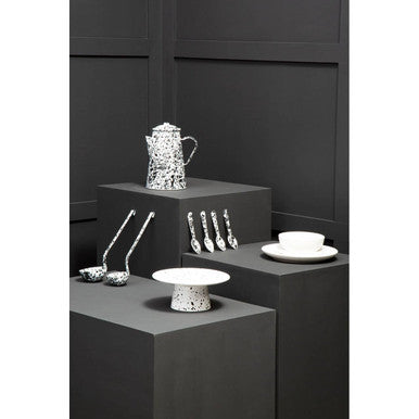 Hygge Black And White Patterned Teapot