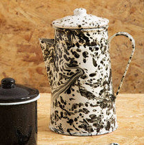 Black and White Patterned Coffee Pot | Hygge