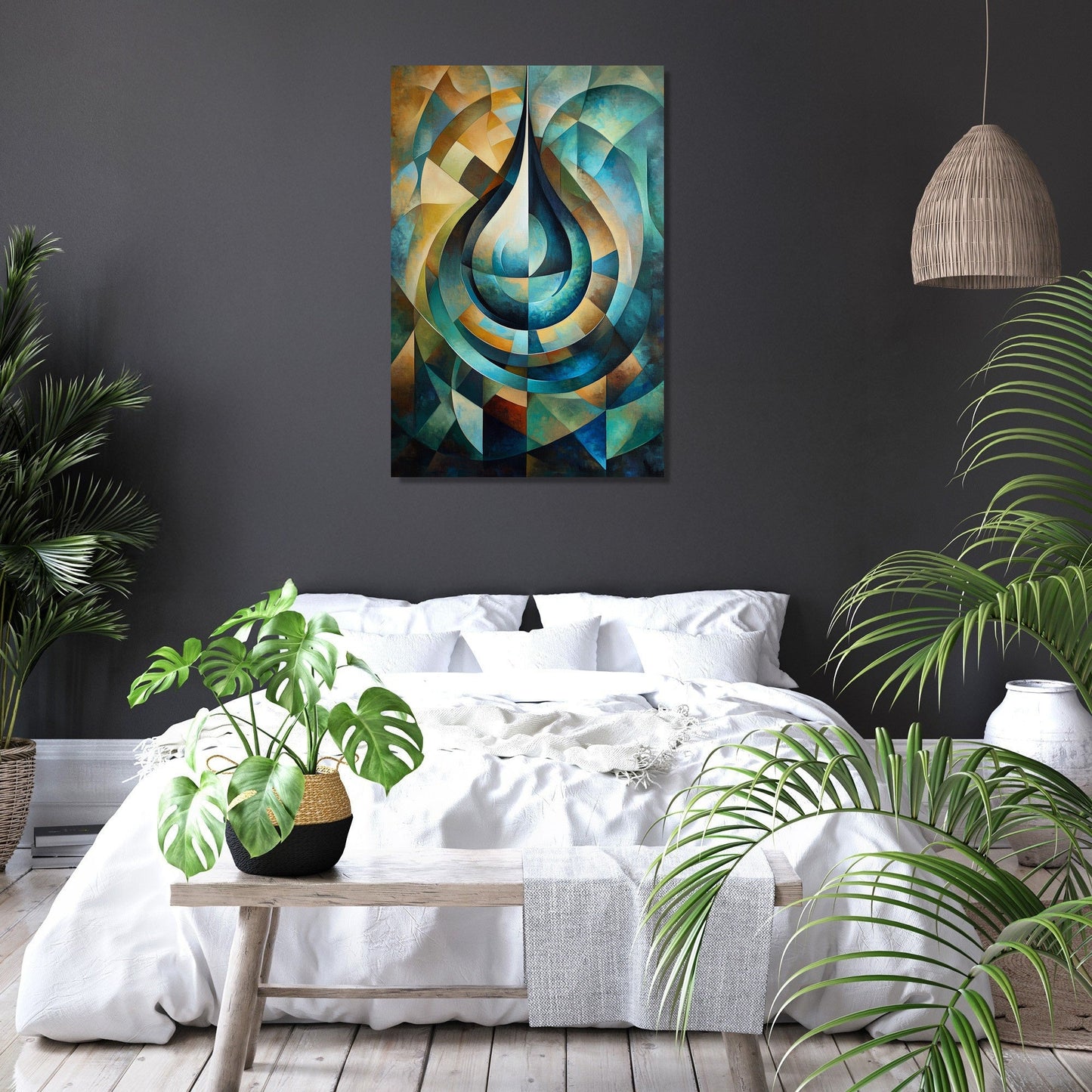 Harmony in Droplet Canvas