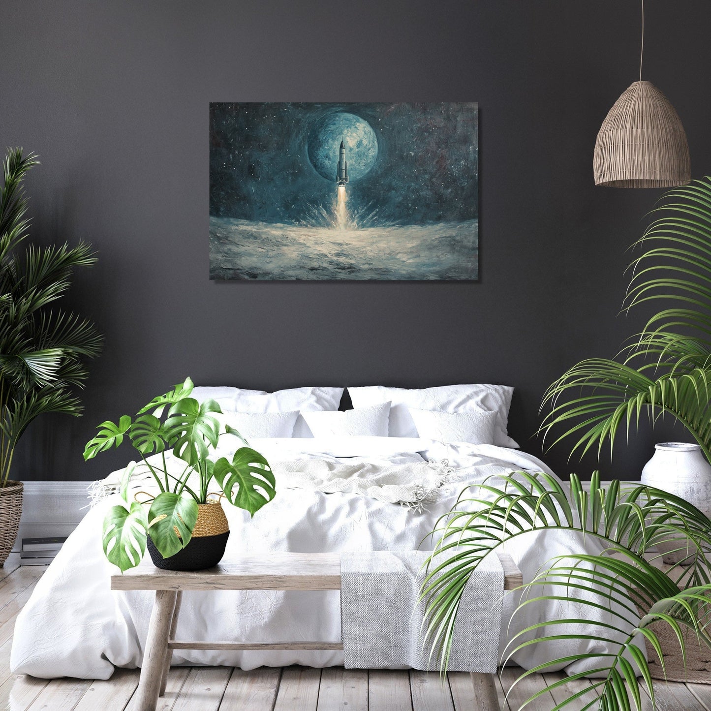 Lunar Descent Canvas