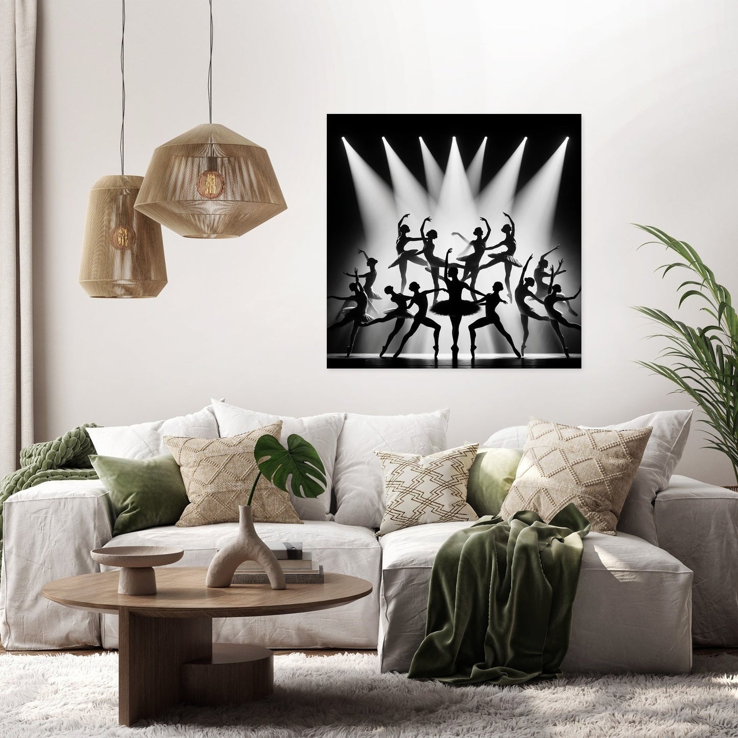 Silhouette Ballet Canvas