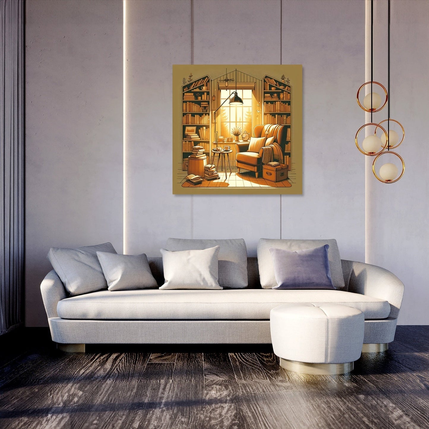 Tranquil Reader's Canvas
