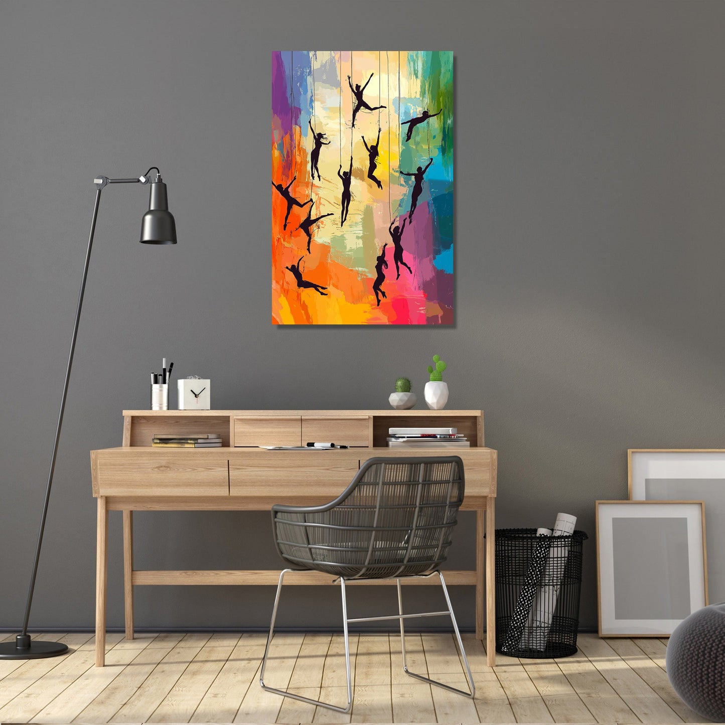 Acrobatics Vibrant Canvas