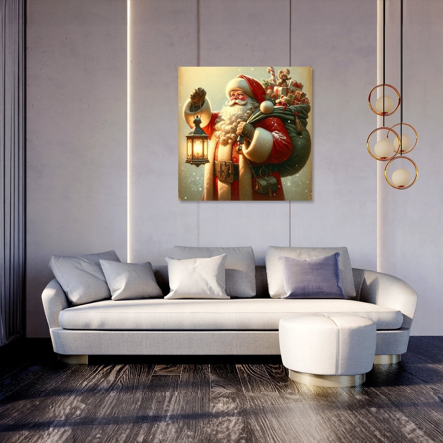 Vintage Holiday Cheer Canvas