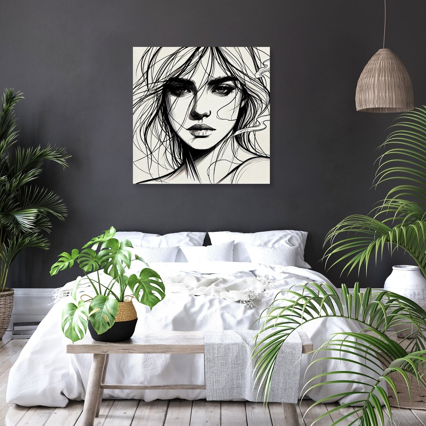 Wind-Swept Elegance Canvas