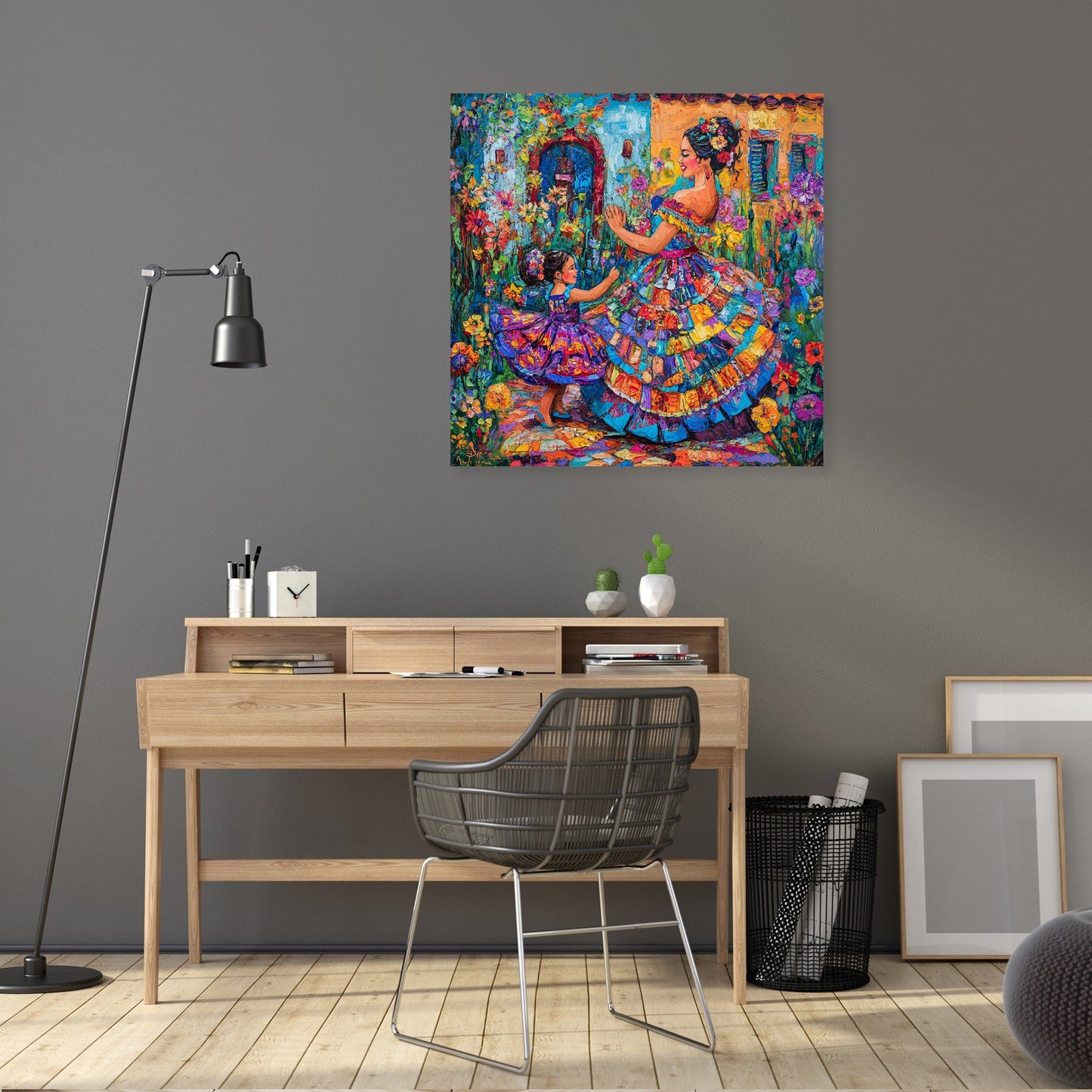 Dancing Mother Canvas