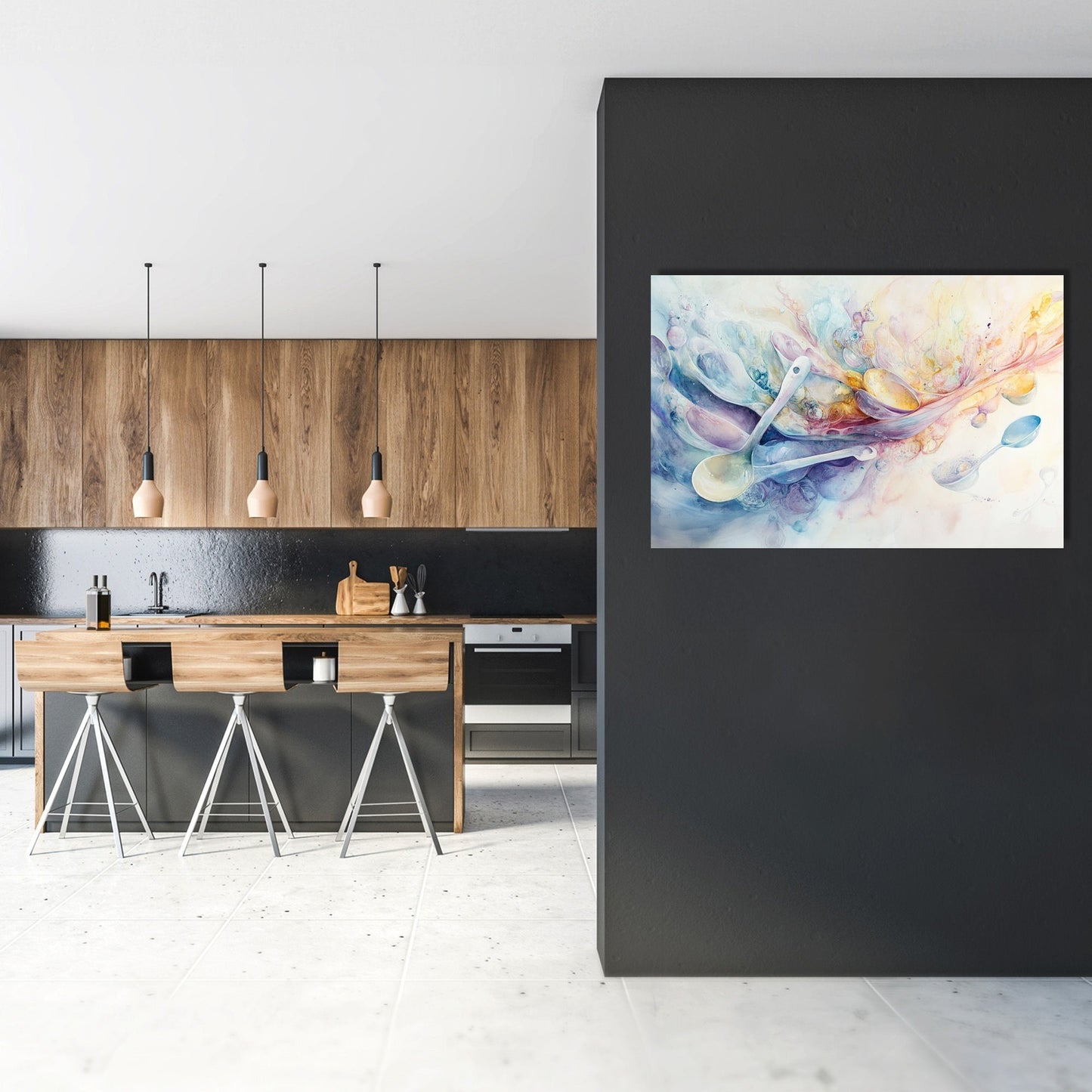Surreal Utensil Dream Canvas