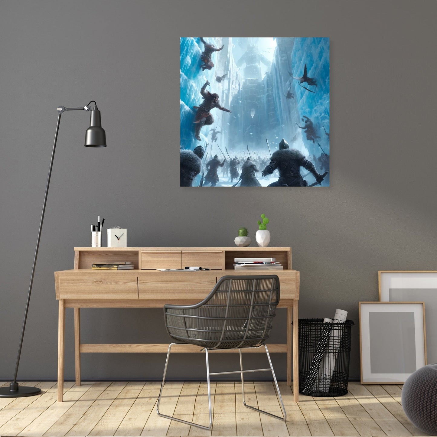 Siege of the Ice Fortress Canvas