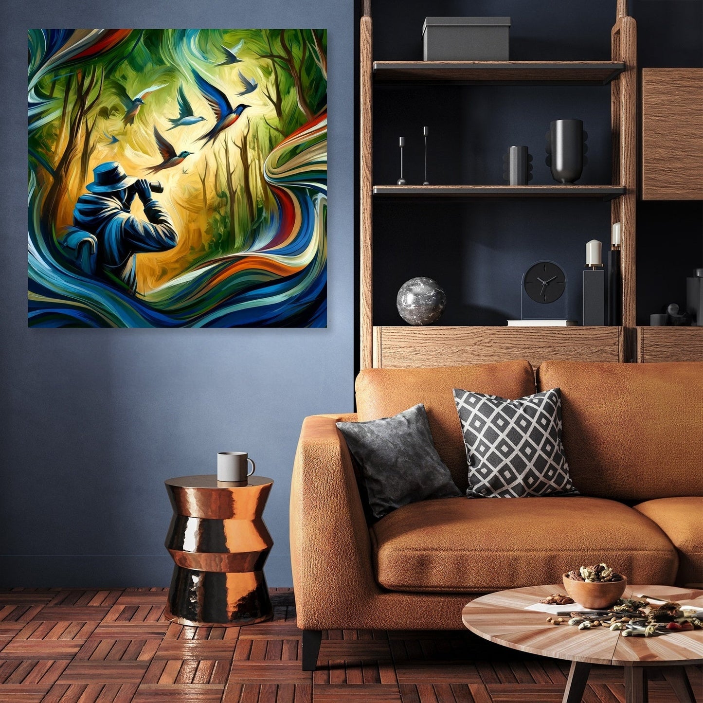 Birdwatcher's Delight Canvas