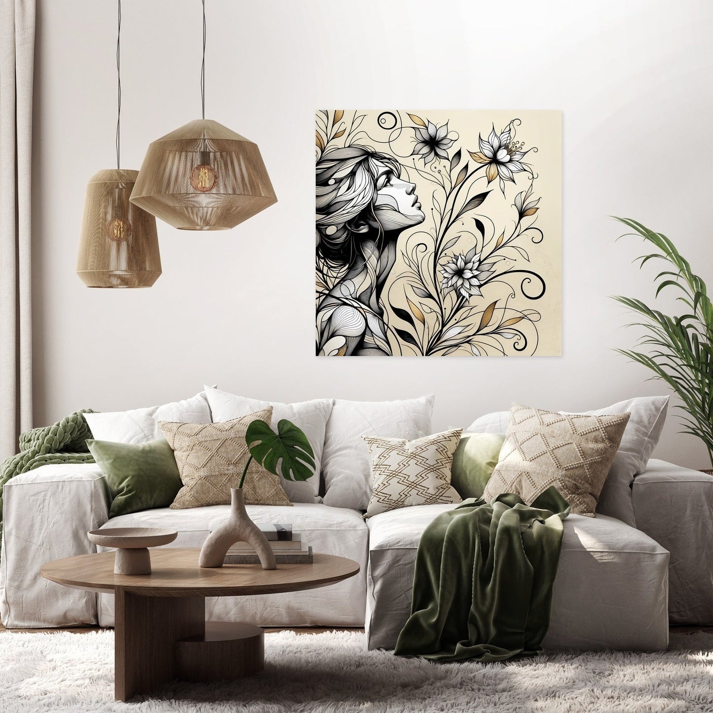 Serene Blossom Canvas