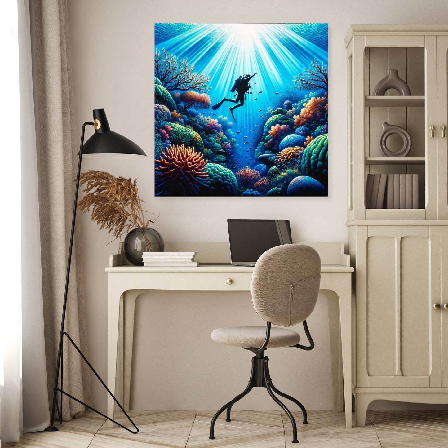 Coral Reef Explorer Canvas