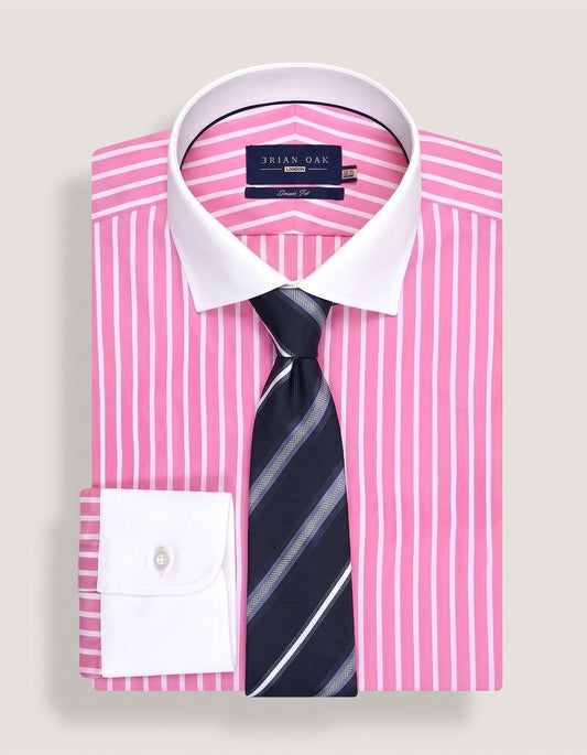 Black Striped Silk Tie