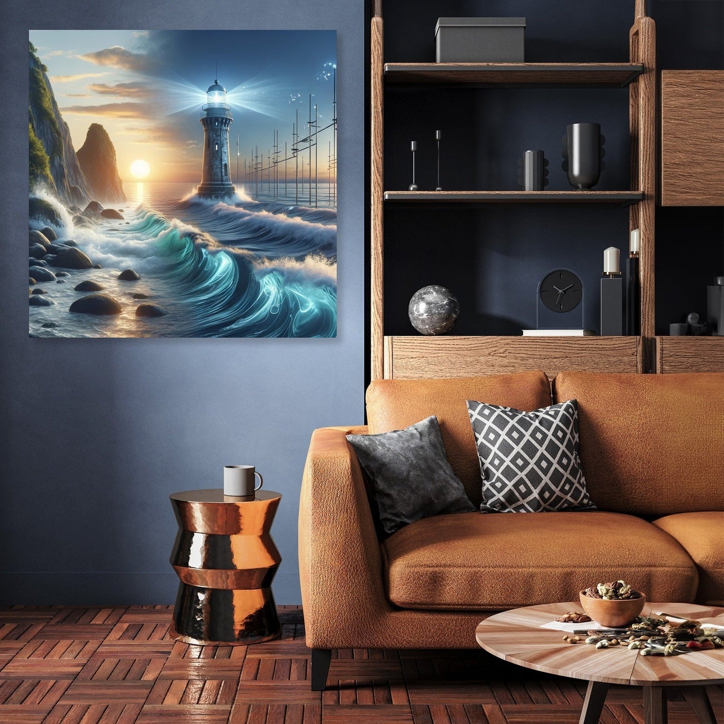 Serenity Shores Beacon Canvas