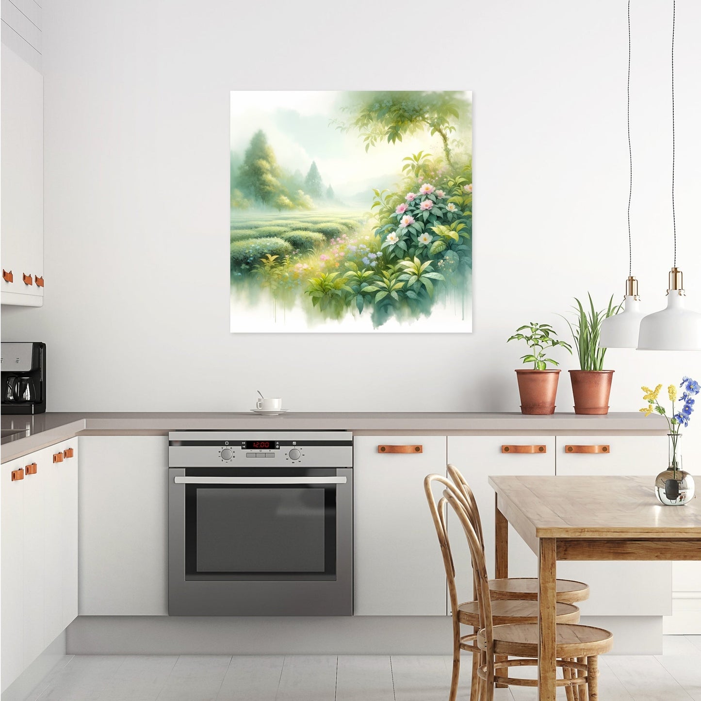 Tranquil Teagarden Canvas