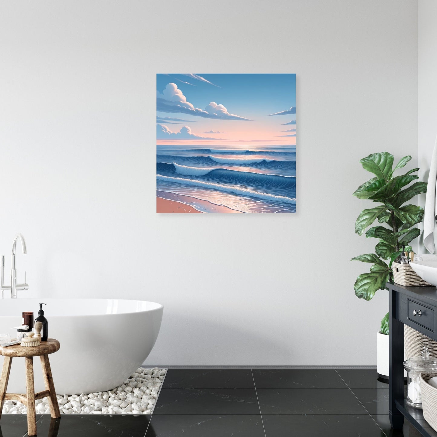 Tranquil Seascape Canvas