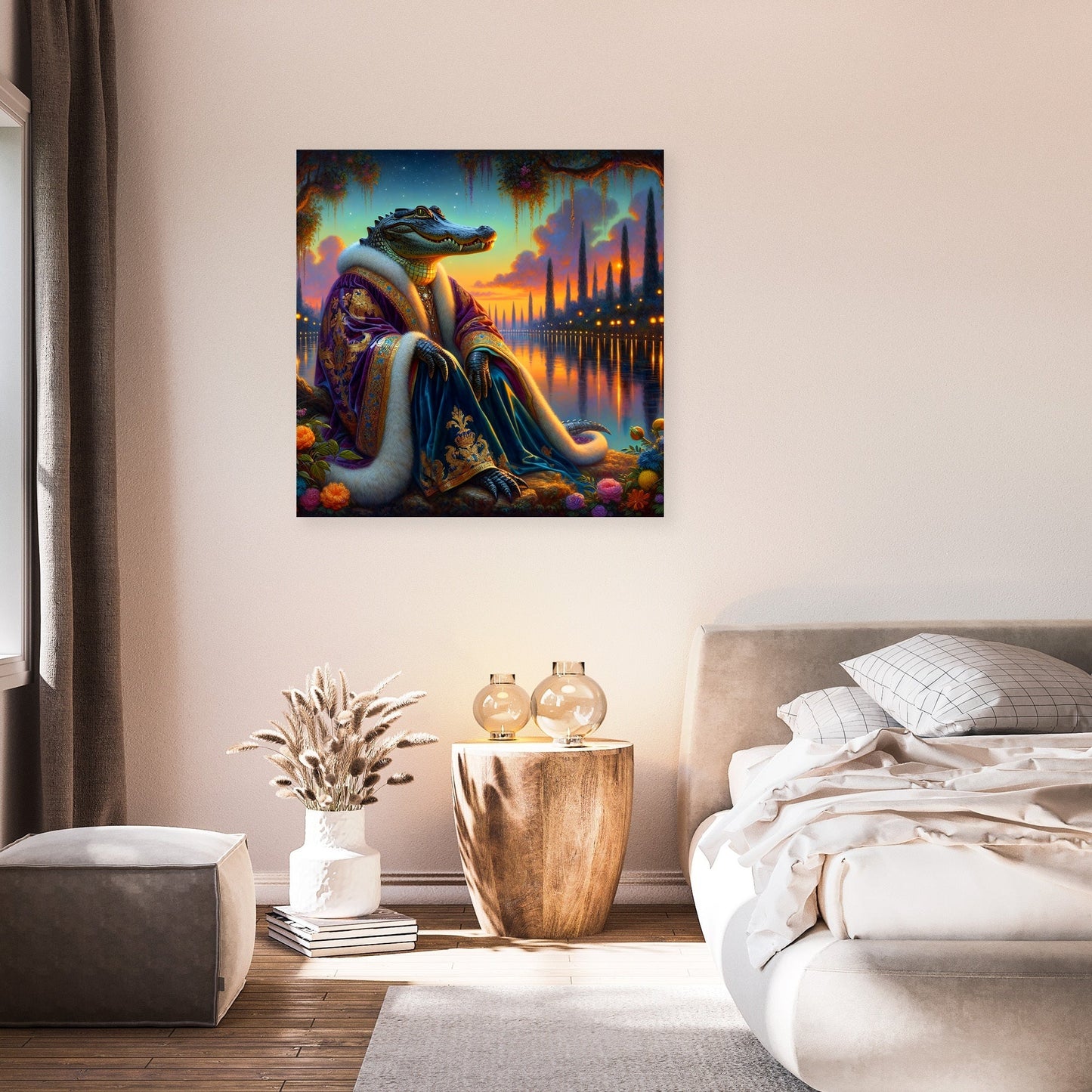 Regal Alligator Dusk Canvas