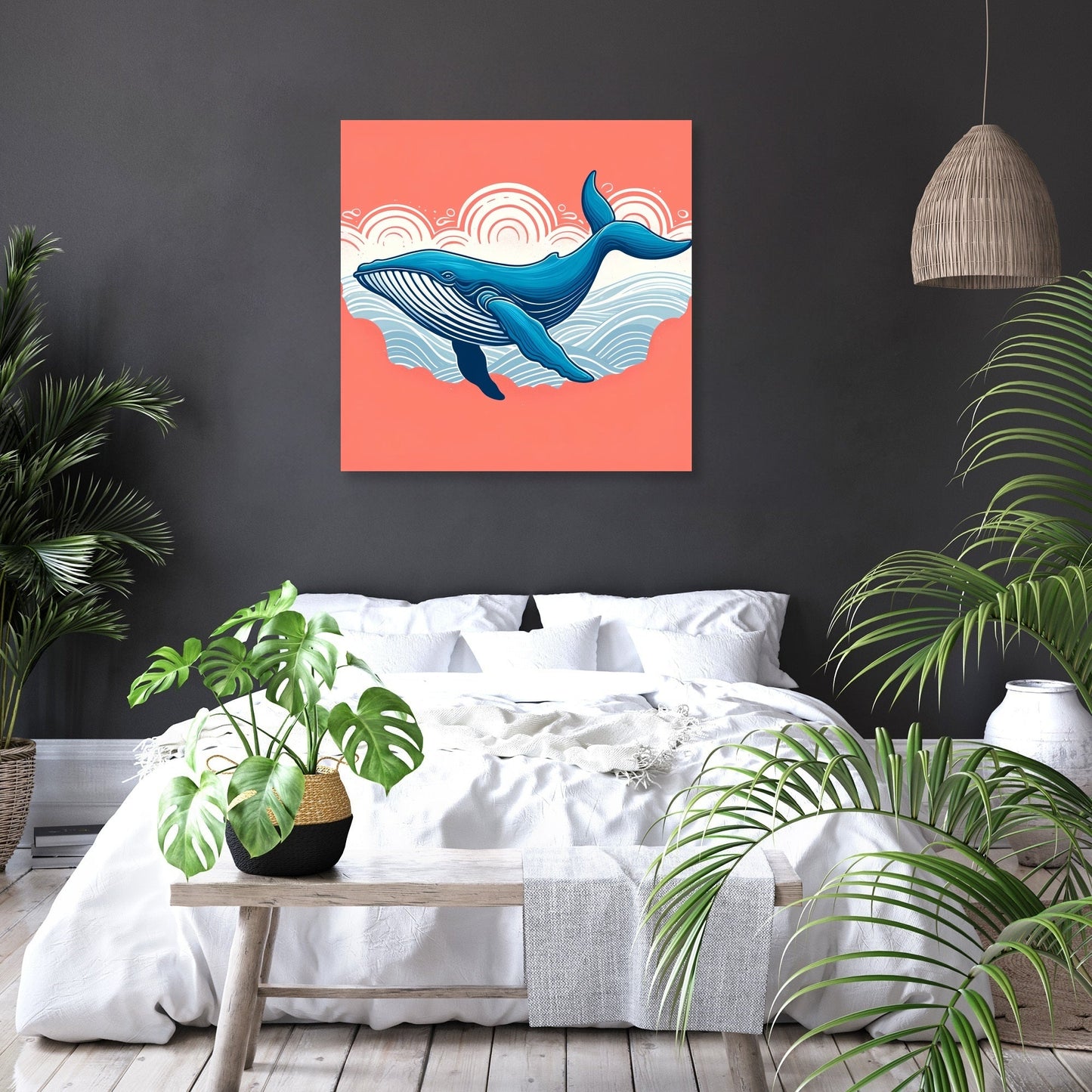 Serene Whale Canvas