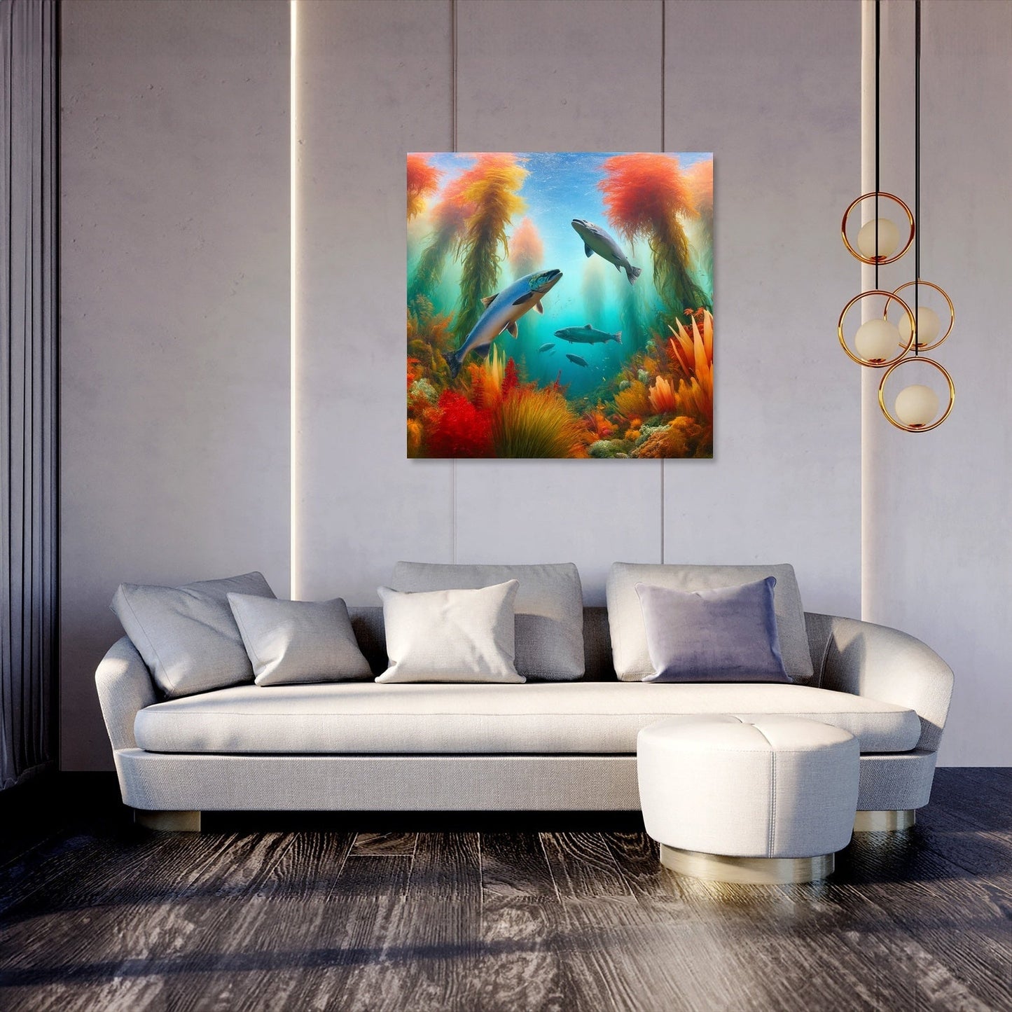 Autumn Underwater Canvas