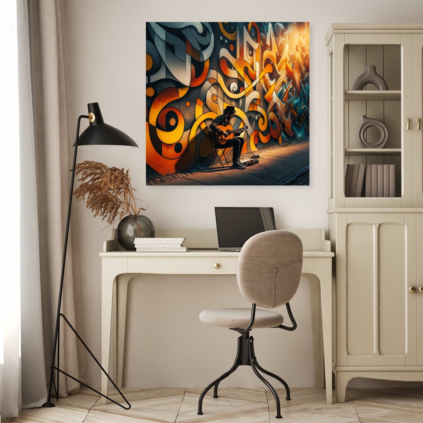 Melody of the Streets Canvas