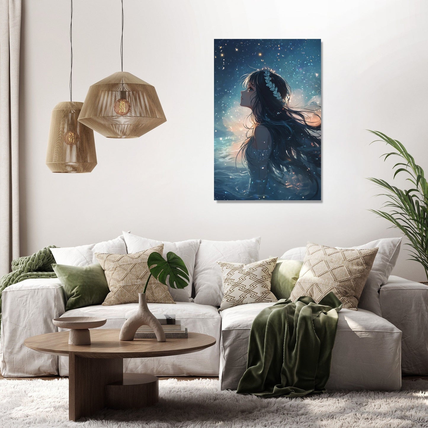 Starry Sea Princess Canvas