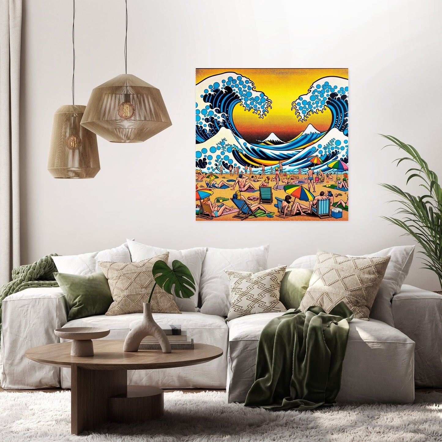 Seaside Pop Spectacle Canvas