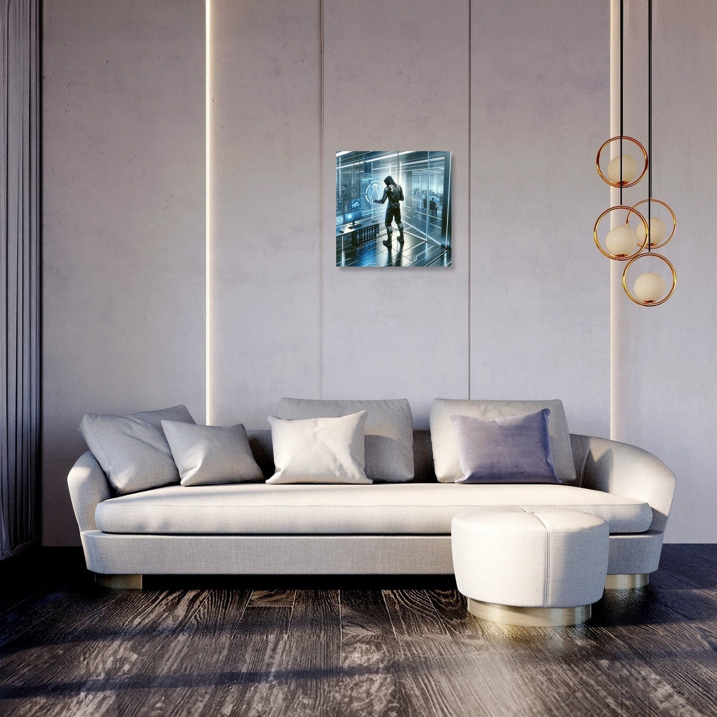 Corporate Espionage Holograph Canvas