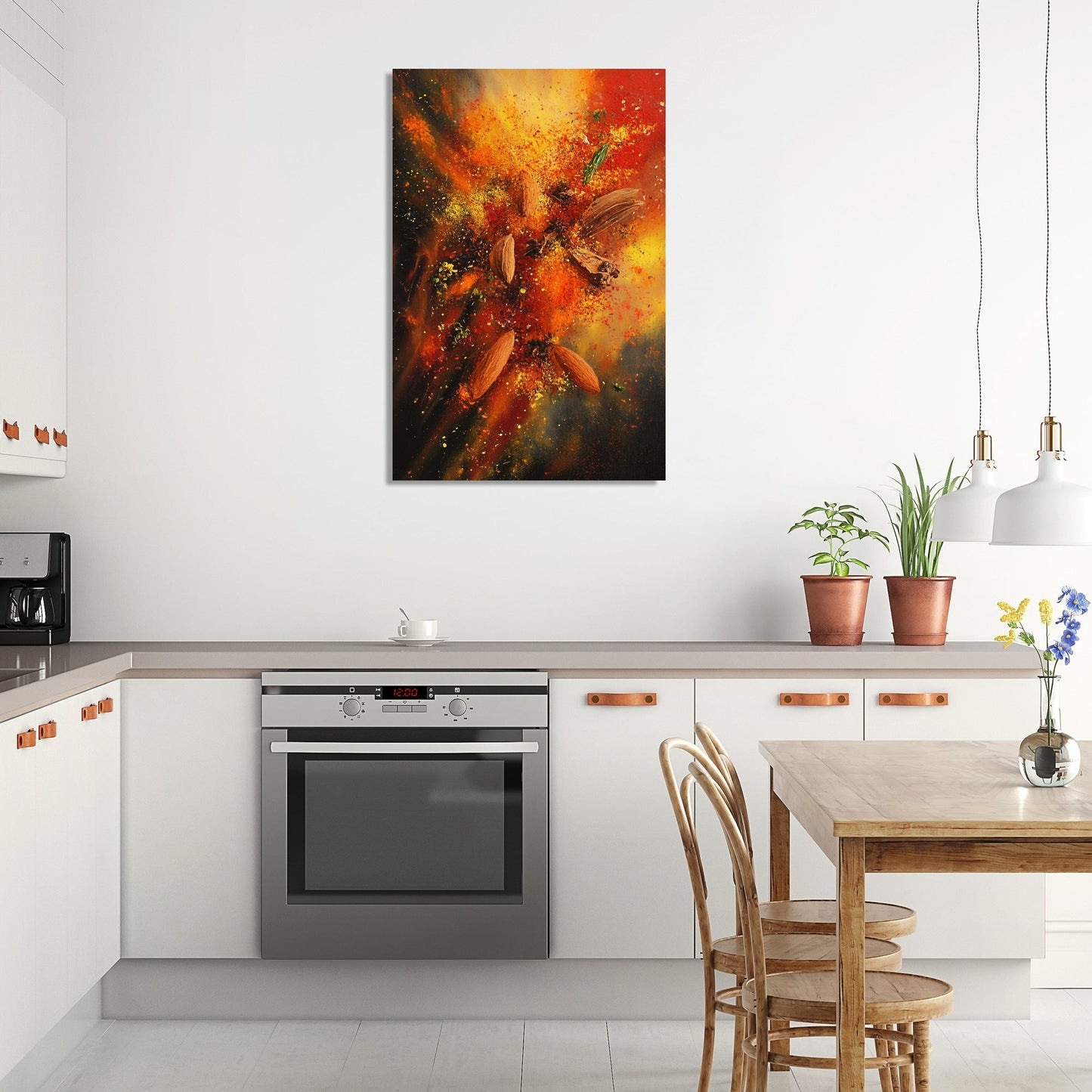 Culinary Whirl Canvas