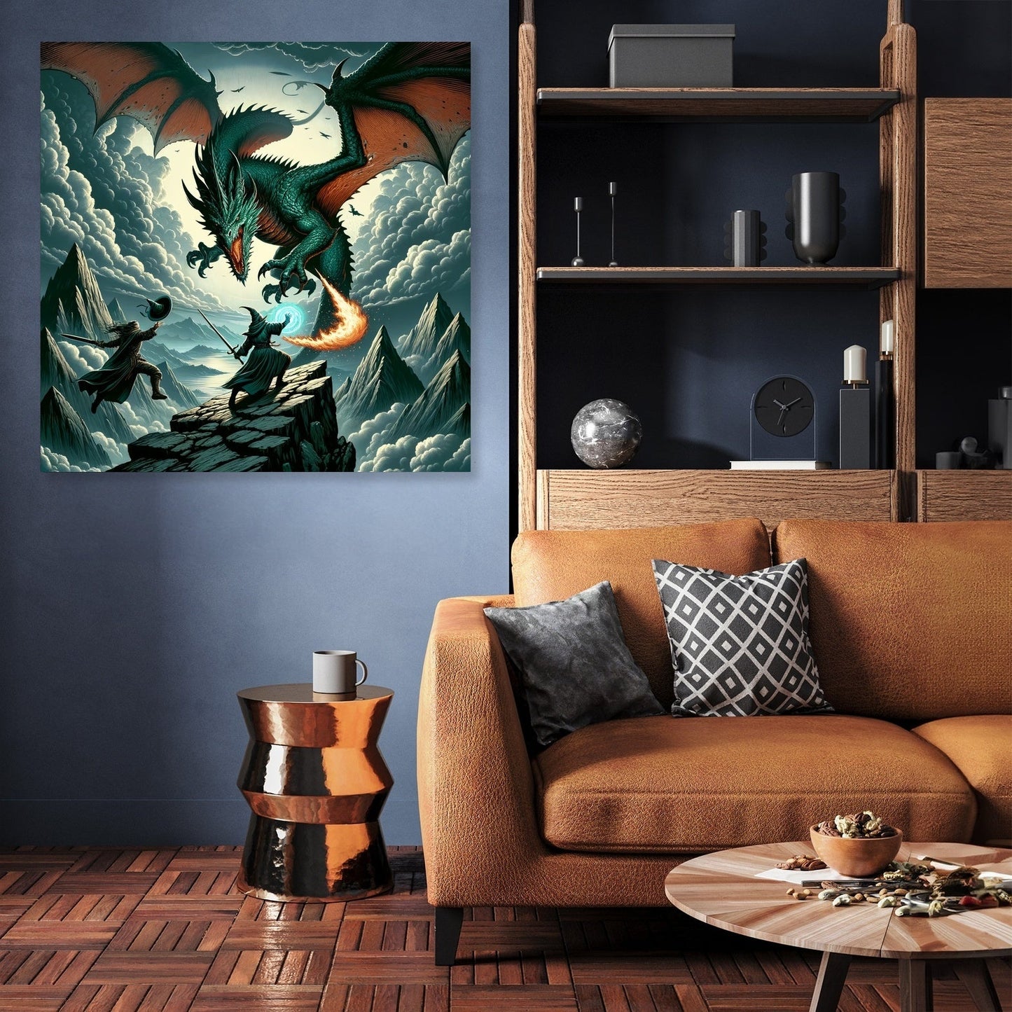 Dragon Battle Canvas