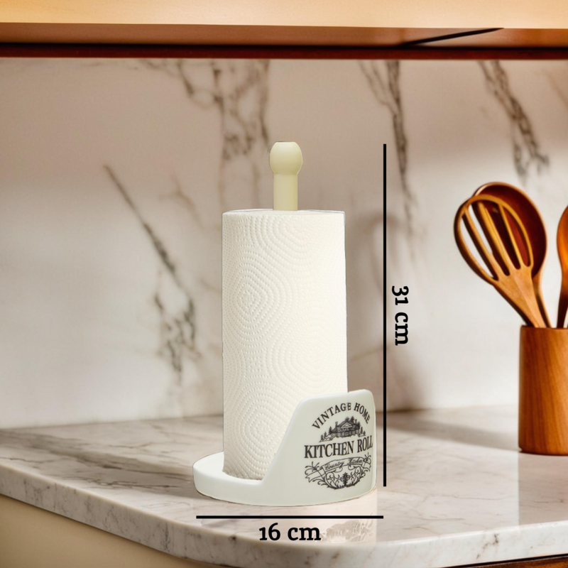 Cream Kitchen Roll Holder | Vintage Home